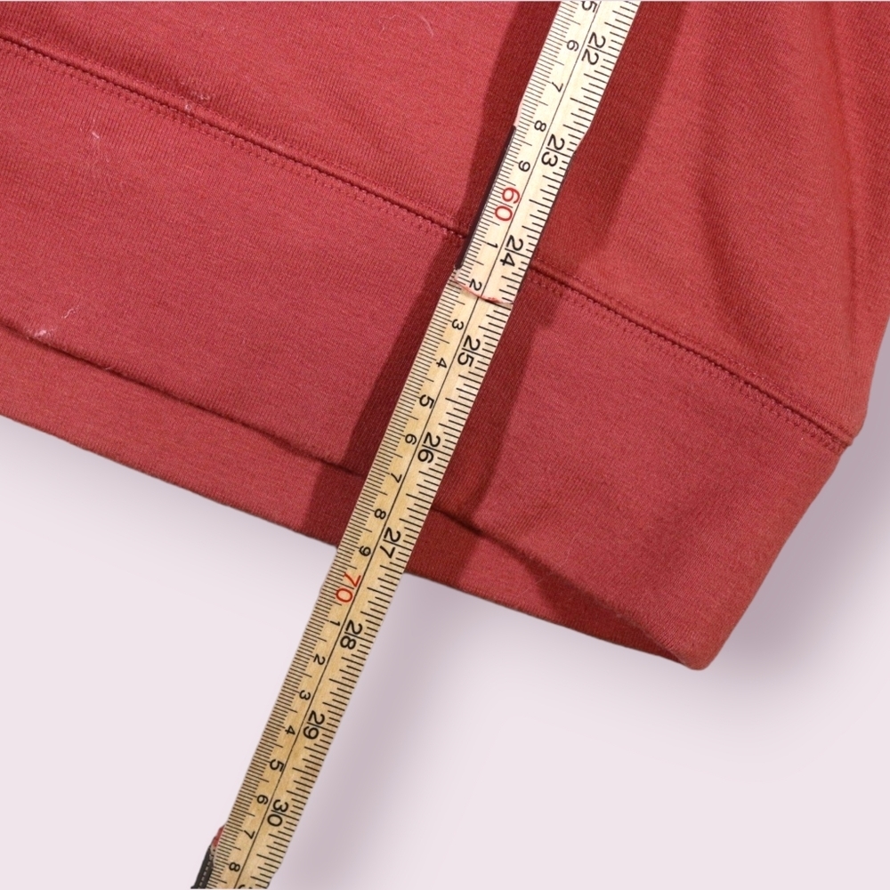 The Normal Brand Men's Sweater Button Popover Shirt Puremeso Medium Red - Picture 7 of 10